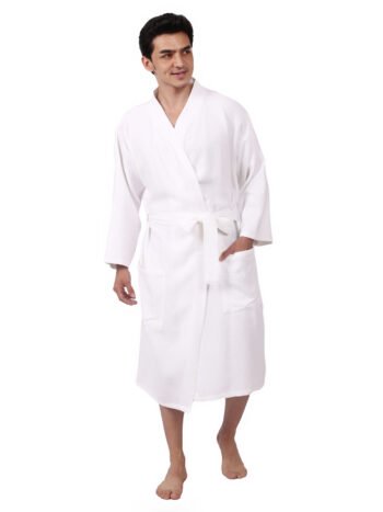 Waffle Bathrobe Mens